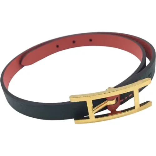 Pre-owned Leather bracelets , female, Sizes: ONE SIZE - Hermès Vintage - Modalova