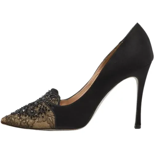 Pre-owned Lace heels , female, Sizes: 8 1/2 UK - René Caovilla Pre-owned - Modalova