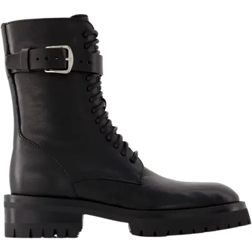 Cisse Combat Boots - Leather - , female, Sizes: 5 UK, 7 UK, 3 UK, 4 UK - Ann Demeulemeester - Modalova