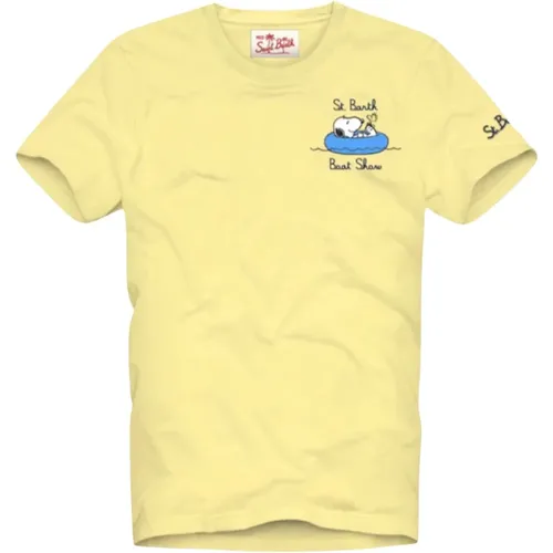 Short Sleeve Peanuts Special Edition T-shirt , male, Sizes: M, S - MC2 Saint Barth - Modalova