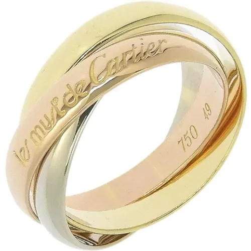 Pre-owned Rose Gold rings , female, Sizes: ONE SIZE - Cartier Vintage - Modalova