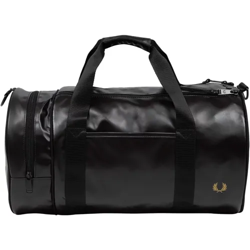 Barrel Gym bag , male, Sizes: ONE SIZE - Fred Perry - Modalova