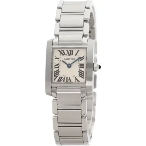 Pre-owned Glass watches , female, Sizes: ONE SIZE - Cartier Vintage - Modalova