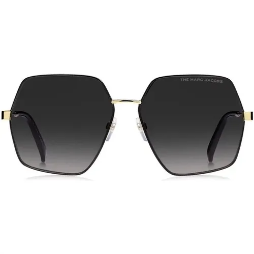 Schwarze Metall-Sonnenbrille UV-Schutz - Marc Jacobs - Modalova