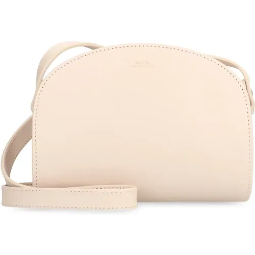 Mini Leder Crossbody Tasche , Damen, Größe: ONE Size - A.P.C. - Modalova