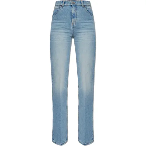 Jeans mit Logo , Damen, Größe: W28 - Victoria Beckham - Modalova