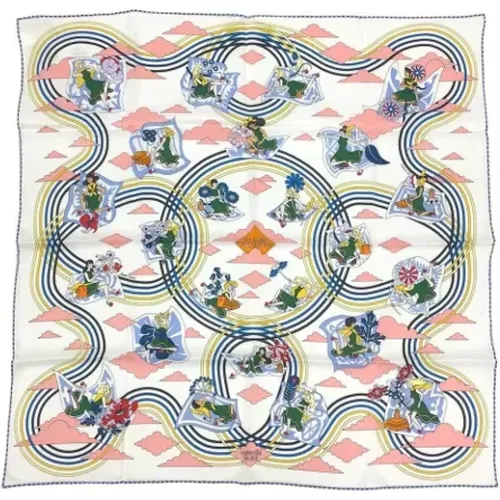 Pre-owned Silk scarves , female, Sizes: ONE SIZE - Hermès Vintage - Modalova