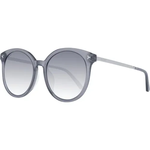 Graue Runde Sonnenbrille mit Verlaufsgläsern für Frauen , Damen, Größe: ONE Size - Bally - Modalova