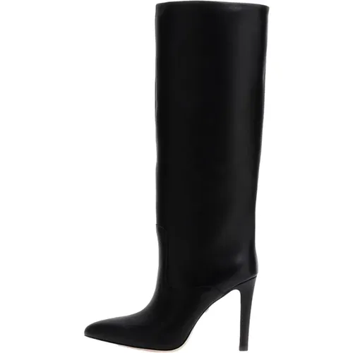 Lederstiefel mit spitzer Kappe und seitlichem Reißverschluss , Damen, Größe: 40 EU - Guess - Modalova