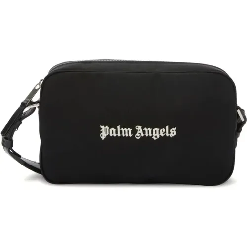 Logo Print Shoulder Bag , male, Sizes: ONE SIZE - Palm Angels - Modalova