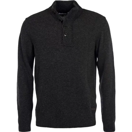 Essential Elbow Patch Jumper , Herren, Größe: L - Barbour - Modalova