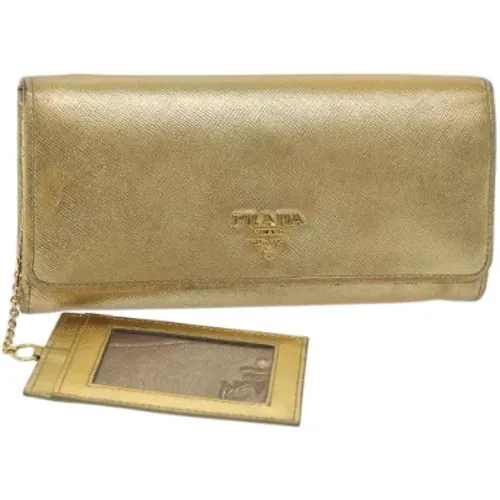 Pre-owned Leather wallets , female, Sizes: ONE SIZE - Prada Vintage - Modalova