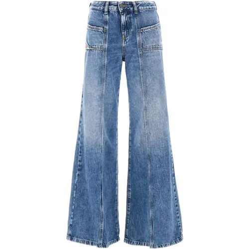 Wide Jeans , Damen, Größe: W27 - Diesel - Modalova