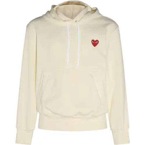 Heart Hooded Sweatshirt , female, Sizes: M - Comme des Garçons Play - Modalova