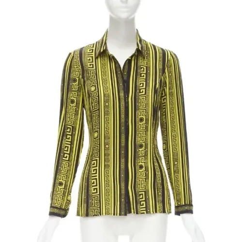 Pre-owned Silk tops , female, Sizes: XS - Versace Pre-owned - Modalova