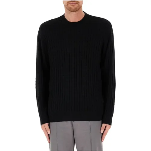 Crew Neck Sweater , male, Sizes: XS, XL, L, S, M - Armani Exchange - Modalova