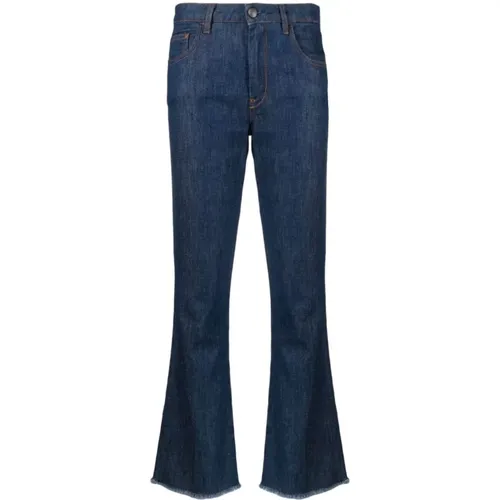 Flared Jeans , Damen, Größe: W26 - Fay - Modalova