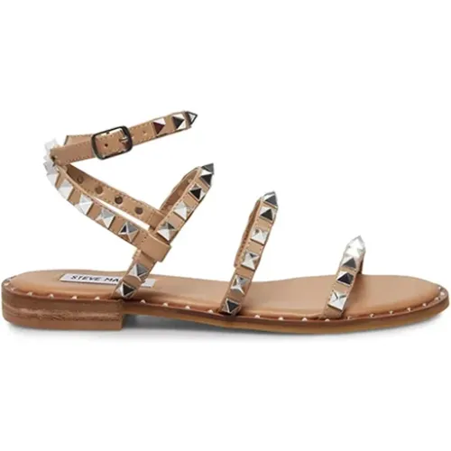 Studded Ankle Strap Sandals , female, Sizes: 3 1/2 UK, 4 1/2 UK, 5 UK, 5 1/2 UK - Steve Madden - Modalova