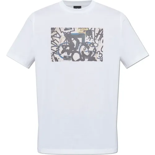 T-Shirt mit Druck , Herren, Größe: L - PS By Paul Smith - Modalova