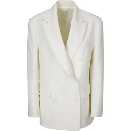 Double-Breasted Pointed Lapels Jacket , female, Sizes: S, XS - P.a.r.o.s.h. - Modalova