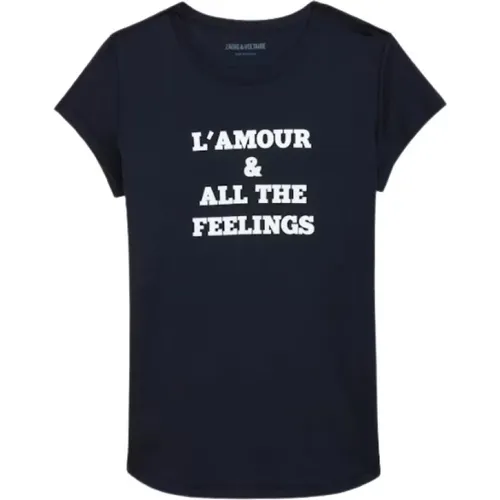 Blaue T-Shirts und Polos Woop Amour - Zadig & Voltaire - Modalova