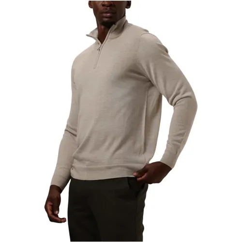 Half Zip Pullover Sweater , Herren, Größe: S - Profuomo - Modalova