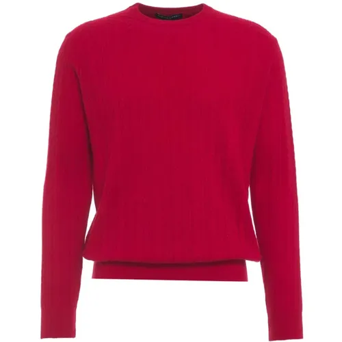 Roter Strickpullover Aw24 für Männer , Herren, Größe: M - Daniele Fiesoli - Modalova