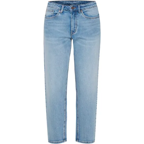 High Straight Y Jeans, Light Retro Wash , female, Sizes: W26 L29, W34 L29, W28 L29 - My Essential Wardrobe - Modalova