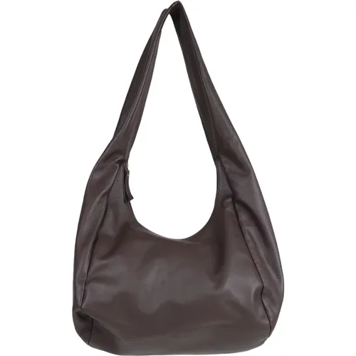 Elegante Damen Dunkelbraune Handtasche , Damen, Größe: ONE Size - Bronx - Modalova