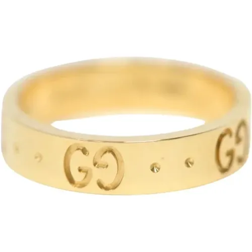 Pre-owned Gold rings , female, Sizes: ONE SIZE - Gucci Vintage - Modalova