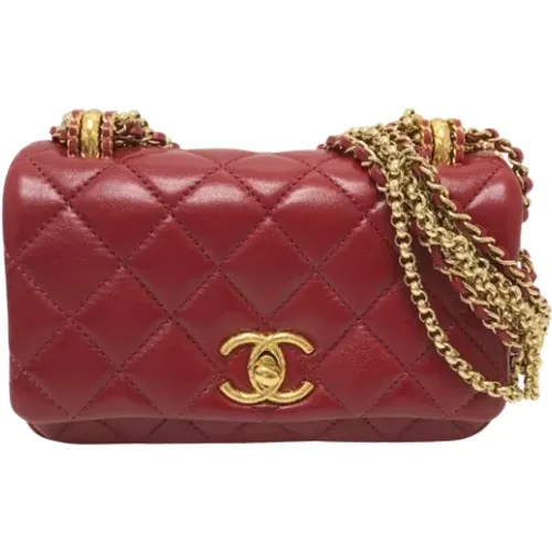 Pre-owned Leather chanel-bags , female, Sizes: ONE SIZE - Chanel Vintage - Modalova