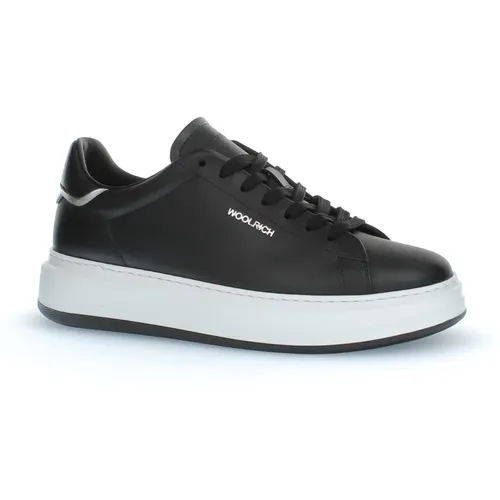 Schwarze Sneakers für Männer , Damen, Größe: 40 EU - Woolrich - Modalova