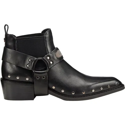 Schwarze Texano Stiefel Niedrig Dolores , Damen, Größe: 36 EU - Cult - Modalova