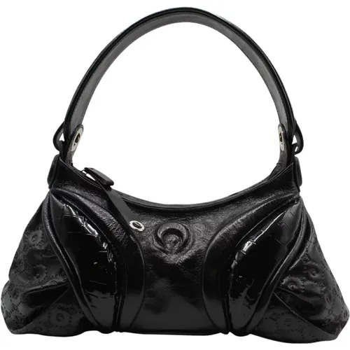 Moon Print Leather Bag , female, Sizes: ONE SIZE - Marine Serre - Modalova