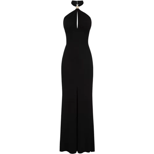 Schwarzes Kleid Aw24 , Damen, Größe: XS - Elisabetta Franchi - Modalova