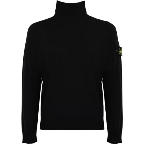 High Neck Sweater , male, Sizes: L, XL - Stone Island - Modalova