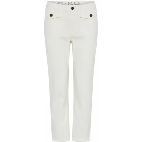 Slim-fit Trousers , female, Sizes: 4XL - C.Ro - Modalova