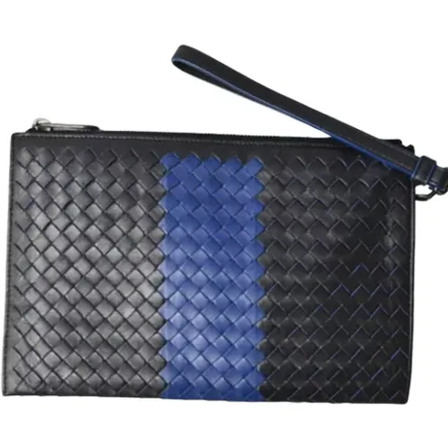 Pre-owned Leather clutches , female, Sizes: ONE SIZE - Bottega Veneta Vintage - Modalova