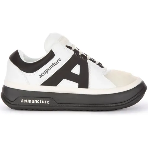 Black White Low Top Trainers , female, Sizes: 9 UK, 6 UK, 5 UK, 3 UK, 8 UK, 4 UK, 7 UK, 10 UK - Acupuncture - Modalova