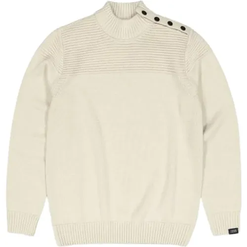 Grey Mock Neck Sweater , Herren, Größe: M - Butcher of Blue - Modalova