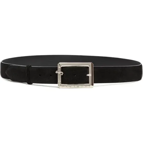 Stylish Leather Belt Pv2705Ca1 , male, Sizes: 90 CM - Paciotti - Modalova