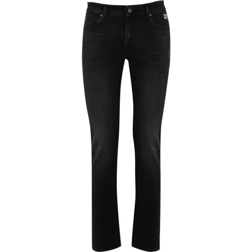 Schwarze Denim Slim Fit Hose - Roy Roger's - Modalova