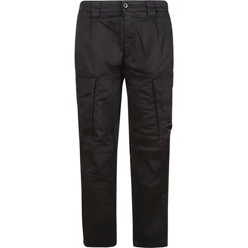 Loose Cargo Pants in Stretch Sateen , male, Sizes: XL, 2XL, XS - C.P. Company - Modalova