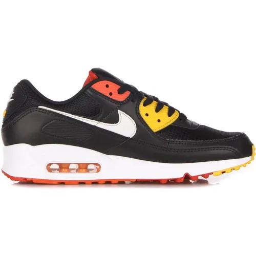 Niedriger Schuh Schwarz/Weiß Sneakers Air Max 90 , Herren, Größe: 39 EU - Nike - Modalova