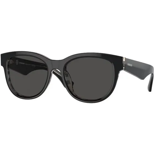 Stylish Sunglasses with Dark Grey Lenses , female, Sizes: 54 MM - Burberry - Modalova