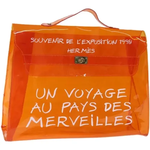 Pre-owned Vinyl handbags , female, Sizes: ONE SIZE - Hermès Vintage - Modalova