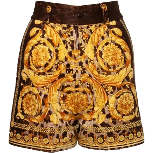 Pre-owned Silk bottoms , female, Sizes: XS - Versace Pre-owned - Modalova