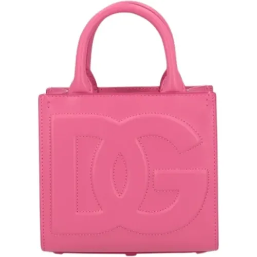 DG Daily Mini Shopping Bag , female, Sizes: ONE SIZE - Dolce & Gabbana - Modalova