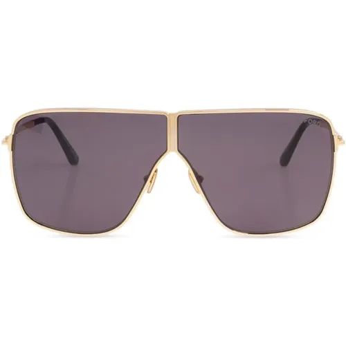 Huxley Metal Sunglasses in , unisex, Sizes: ONE SIZE - Tom Ford - Modalova