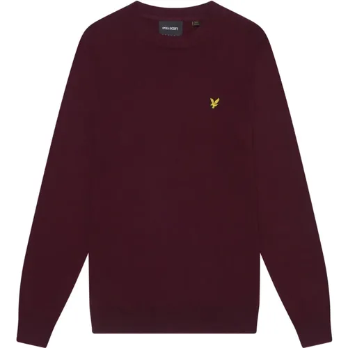 Merino Crew Neck Jumper , Herren, Größe: M - Lyle & Scott - Modalova